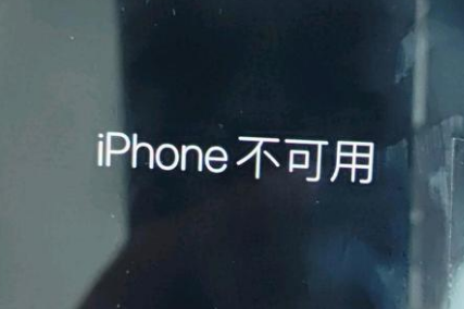 荔城苹果服务网点分享锁屏界面显示“iPhone 不可用”如何解决 